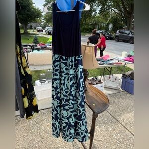 Latticas Navy Blue Maxi dress.